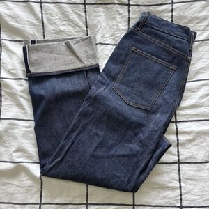 Imogene & Willie Catherine Indigo Rigid Denim High Rise Jeans Leg 31